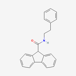 N-(2-phenylethyl)-9H-fluorene-9-carboxamide