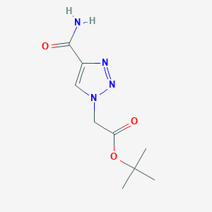 Tert-butyl 2-(4-carbamoyltriazol-1-yl)acetate