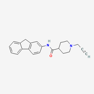N-(9H-fluoren-2-yl)-1-(prop-2-yn-1-yl)piperidine-4-carboxamide