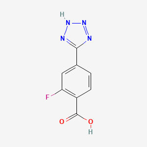 2-Fluoro-4-(1h-tetrazol-5-yl)benzoic acid