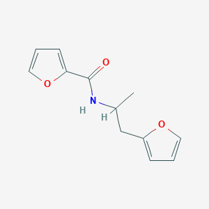 molecular formula C12H13NO3 B2847808 N-(1-(furan-2-yl)propan-2-yl)furan-2-carboxamide CAS No. 1211702-00-9