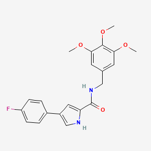 4-(4-fluorophenyl)-N-(3,4,5-trimethoxybenzyl)-1H-pyrrole-2-carboxamide