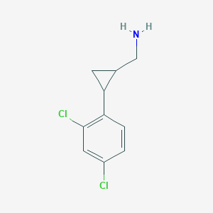 [2-(2,4-Dichlorophenyl)cyclopropyl]methylamine