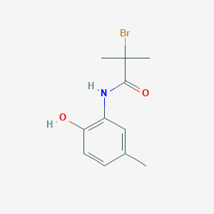 2-bromo-N-(2-hydroxy-5-methylphenyl)-2-methylpropanamide