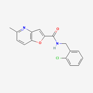 N-(2-chlorobenzyl)-5-methylfuro[3,2-b]pyridine-2-carboxamide