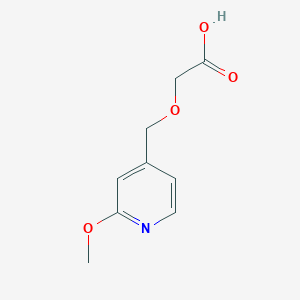2-[(2-Methoxypyridin-4-yl)methoxy]acetic acid