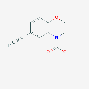 4-Boc-6-ethynyl-3,4-dihydro-2H-benzo[b][1,4]oxazine