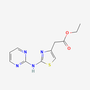 Ethyl 2-(2-(pyrimidin-2-ylamino)thiazol-4-yl)acetate