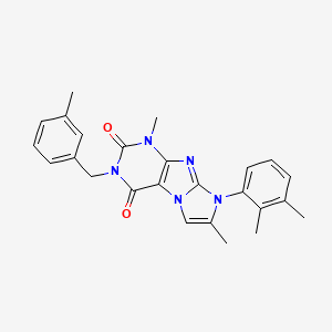 8-(2,3-dimethylphenyl)-1,7-dimethyl-3-(3-methylbenzyl)-1H-imidazo[2,1-f]purine-2,4(3H,8H)-dione