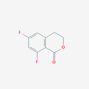 molecular formula C9H6F2O2 B2847955 6,8-Difluoro-3,4-dihydroisochromen-1-one CAS No. 1823366-03-5