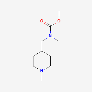 molecular formula C10H20N2O2 B2847965 Methyl N-methyl-N-[(1-methylpiperidin-4-yl)methyl]carbamate CAS No. 1592376-78-7