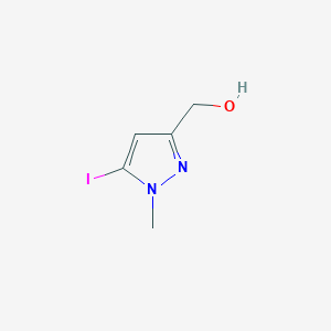 molecular formula C5H7IN2O B2847999 (5-iodo-1-methyl-1H-pyrazol-3-yl)methanol CAS No. 2226182-18-7