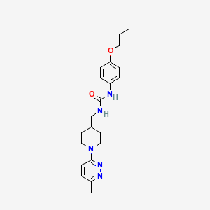 1-(4-Butoxyphenyl)-3-((1-(6-methylpyridazin-3-yl)piperidin-4-yl)methyl)urea