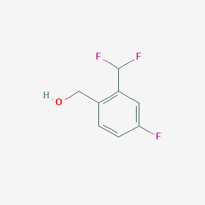 [2-(Difluoromethyl)-4-fluorophenyl]methanol