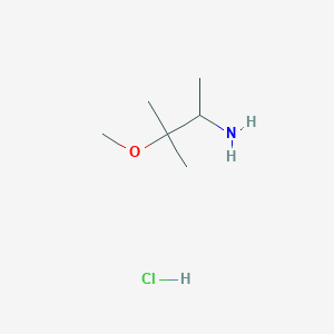 3-Methoxy-3-methylbutan-2-amine hydrochloride