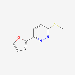 3-(Furan-2-yl)-6-(methylsulfanyl)pyridazine