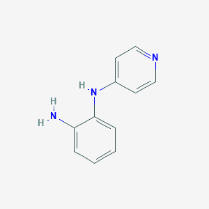 molecular formula C11H11N3 B028482 4-(2-氨基苯胺基)吡啶 CAS No. 65053-26-1