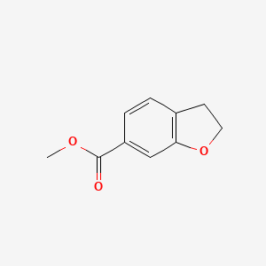 molecular formula C10H10O3 B2848217 Methyl 2,3-dihydrobenzofuran-6-carboxylate CAS No. 1083168-68-6