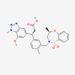 molecular formula C28H30N4O6S B2848301 KI696 isomer 