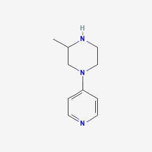 molecular formula C10H15N3 B2848334 3-Methyl-1-(pyridin-4-yl)piperazine CAS No. 1250689-85-0