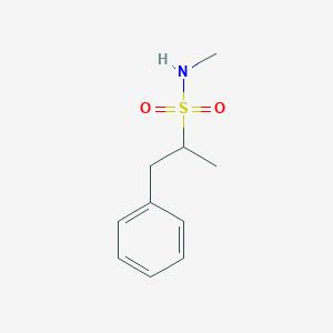 molecular formula C10H15NO2S B2848355 N-methyl-1-phenylpropane-2-sulfonamide CAS No. 260542-30-1