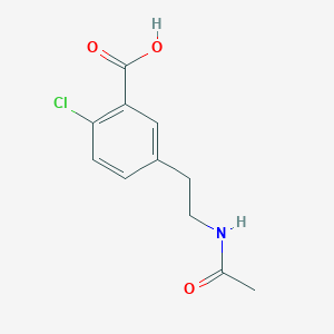 5-(2-Acetamidoethyl)-2-chlorobenzoic Acid