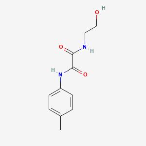 molecular formula C11H14N2O3 B2848483 N-(2-hydroxyethyl)-N'-(4-methylphenyl)ethanediamide CAS No. 357268-38-3