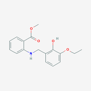 Methyl 2-[(3-ethoxy-2-hydroxybenzyl)amino]benzoate