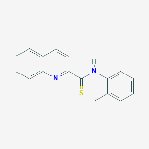 molecular formula C17H14N2S B2848553 N-(o-tolyl)quinoline-2-carbothioamide CAS No. 431892-38-5