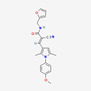2-Cyano-N-furan-2-ylmethyl-3-[1-(4-methoxy-phenyl)-2,5-dimethyl-1H-pyrrol-3-yl]-acrylamide