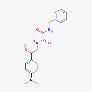 molecular formula C19H23N3O3 B2848625 N1-benzyl-N2-(2-(4-(dimethylamino)phenyl)-2-hydroxyethyl)oxalamide CAS No. 1421444-77-0