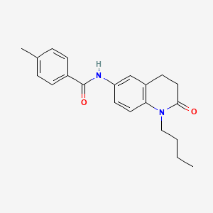 N-(1-butyl-2-oxo-1,2,3,4-tetrahydroquinolin-6-yl)-4-methylbenzamide