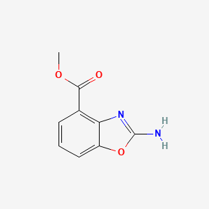 molecular formula C9H8N2O3 B2848730 methyl 2-amino-1,3-benzoxazole-4-carboxylate CAS No. 1007112-51-7