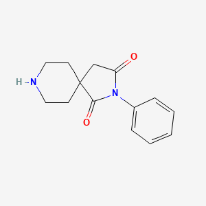 molecular formula C14H16N2O2 B2848787 2-Phenyl-2,8-diazaspiro[4.5]decane-1,3-dione CAS No. 64097-70-7