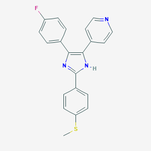 4-[4-(4-Fluorophenyl)-2-[4-(methylthio)phenyl]-1H-imidazol-5-yl]pyridine