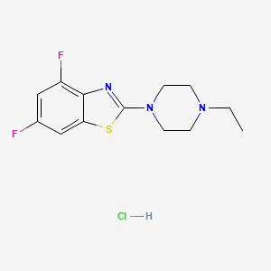 2-(4-Ethylpiperazin-1-yl)-4,6-difluorobenzo[d]thiazole hydrochloride