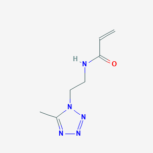 molecular formula C7H11N5O B2848871 N-[2-(5-methyl-1H-1,2,3,4-tetrazol-1-yl)ethyl]prop-2-enamide CAS No. 2094734-75-3