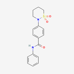 4-(1,1-dioxothiazinan-2-yl)-N-phenylbenzamide