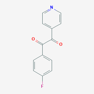 molecular formula C13H8FNO2 B028489 1-(4-Fluorophenyl)-2-(4-pyridinyl)-1,2-ethanedione CAS No. 152121-41-0