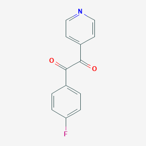 molecular formula C13H8FNO2 B028489 1-(4-Fluorophenyl)-2-(pyridin-4-YL)ethane-1,2-dione CAS No. 152121-41-0