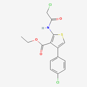 Ethyl 2-(2-chloroacetamido)-4-(4-chlorophenyl)thiophene-3-carboxylate