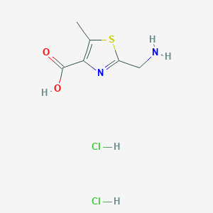 2-(Aminomethyl)-5-methyl-1,3-thiazole-4-carboxylic acid dihydrochloride