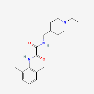 N1-(2,6-dimethylphenyl)-N2-((1-isopropylpiperidin-4-yl)methyl)oxalamide