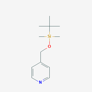 molecular formula C12H21NOSi B028490 4-(Tert-butyldimethylsilyloxymethyl)pyridine CAS No. 117423-41-3