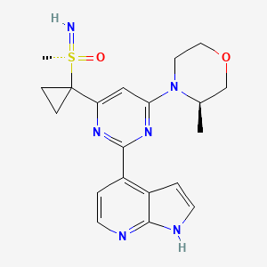 molecular formula C20H24N6O2S B2849286 (S)-Ceralasertib 