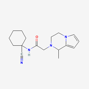 N-(1-cyanocyclohexyl)-2-{1-methyl-1H,2H,3H,4H-pyrrolo[1,2-a]pyrazin-2-yl}acetamide