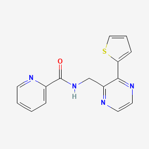 N-((3-(thiophen-2-yl)pyrazin-2-yl)methyl)picolinamide