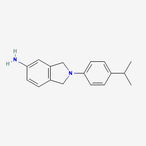 2-[4-(propan-2-yl)phenyl]-2,3-dihydro-1H-isoindol-5-amine