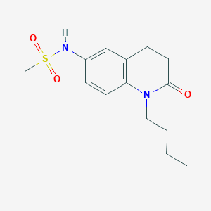 N-(1-butyl-2-oxo-1,2,3,4-tetrahydroquinolin-6-yl)methanesulfonamide