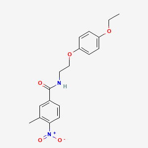 N-[2-(4-ethoxyphenoxy)ethyl]-3-methyl-4-nitrobenzamide